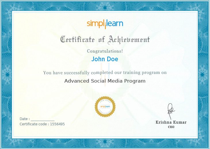 Advanced Social Media Certification Training Course - Toffee Institute